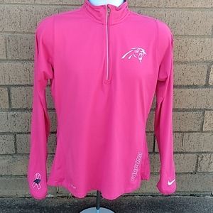 Panthers Nike Dri-Fit NFL Team Apparel pullover Size Medium